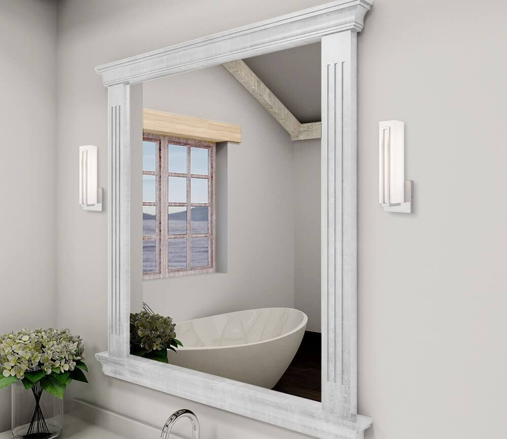 Alt View 5. Earthley Blooms - Lighting 10w Led Polished Chrome Ada Wall Sconce - Polished Chrome Medium.