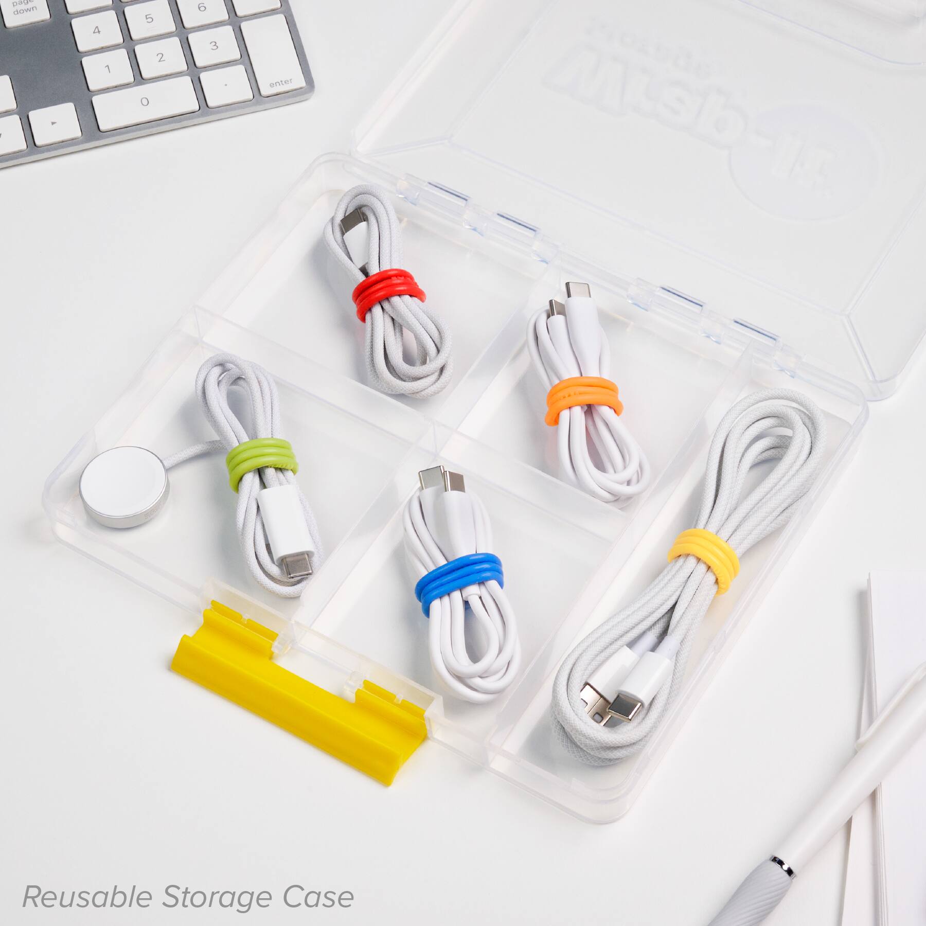 page down -  
4 1  
5 2 0  
6 3  
enter  

Wrap-It  
Reusable Storage Case