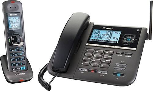 Angle Standard. Uniden - Refurbished 1.9GHz Expandable Corded Phone System.