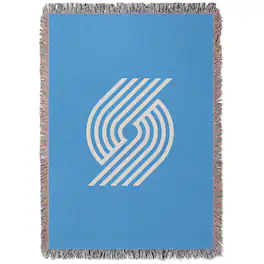Chad & Jake - Portland Trail Blazers Woven Blanket - Blue