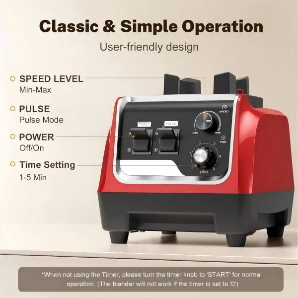 Teendow 1800W High Speed Blender & Smoothie Maker with 70oz