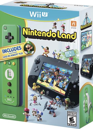 Nintendo Land with Luigi Wii Remote Plus Nintendo Wii U Luigi Wii Remote  Plus w/Wii U Nintendo L - Best Buy