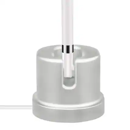 Front. Kitcheniva - Aluminum Charging Dock Station for AirPods Charging Stand Holder Silver - Silver.
