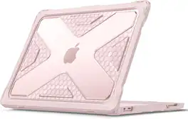 Fintie - Rugged Case for MacBook Neo 13 Inch (Model A3404, 2026 Release) Heavy Duty, TPU Bumper, Hard Shell, Snap-On Cover - Blush
