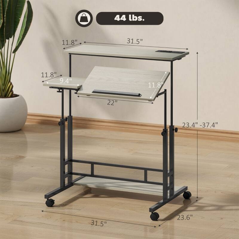 44 lbs.  
11.8"  
31.5"  
11.8"  
9.4"  
11.8"  
22"  
23.4" - 37.4"  
31.5"  
23.6"