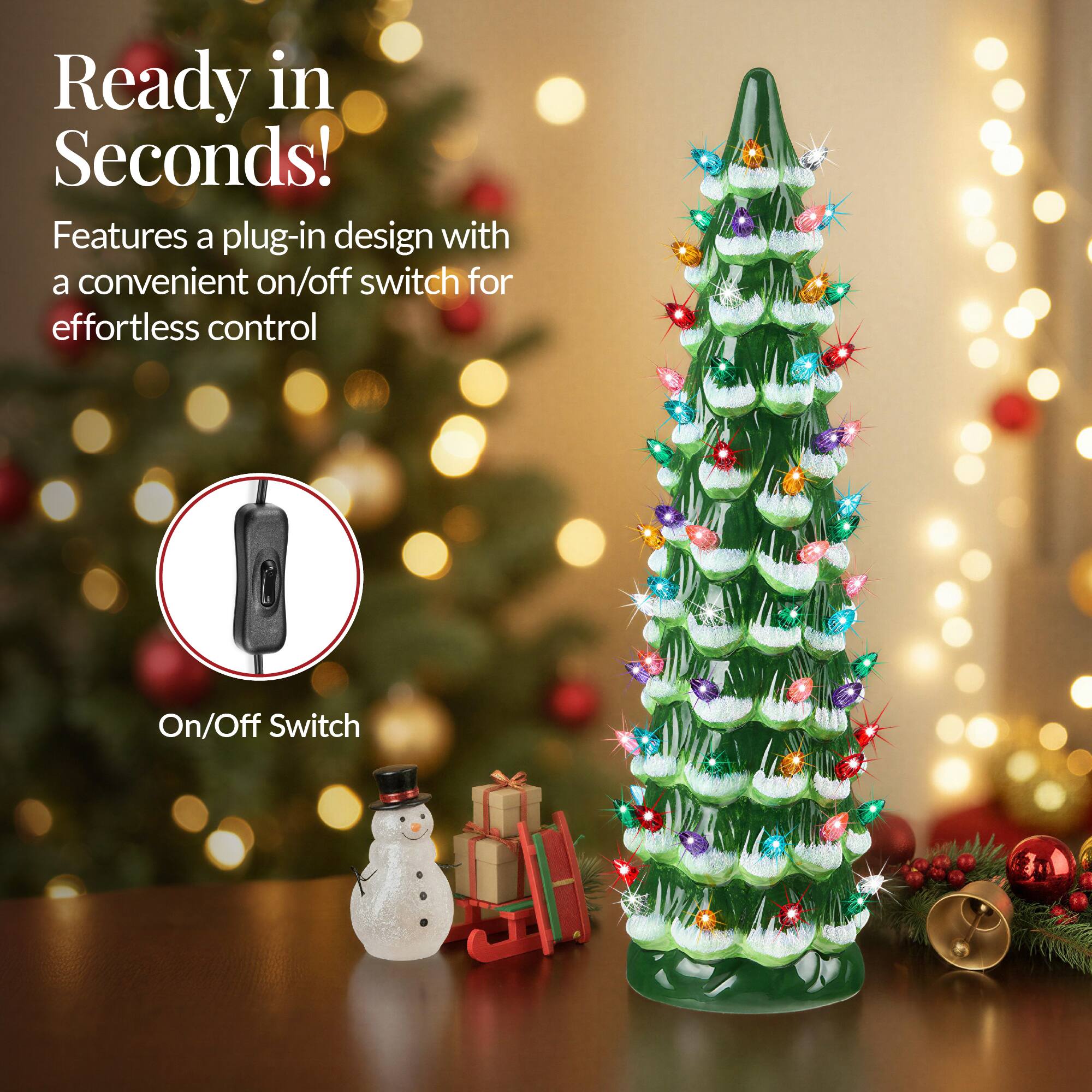 Ready in Seconds!

Features a plug-in design with a convenient on/off switch for effortless control

On/Off Switch
