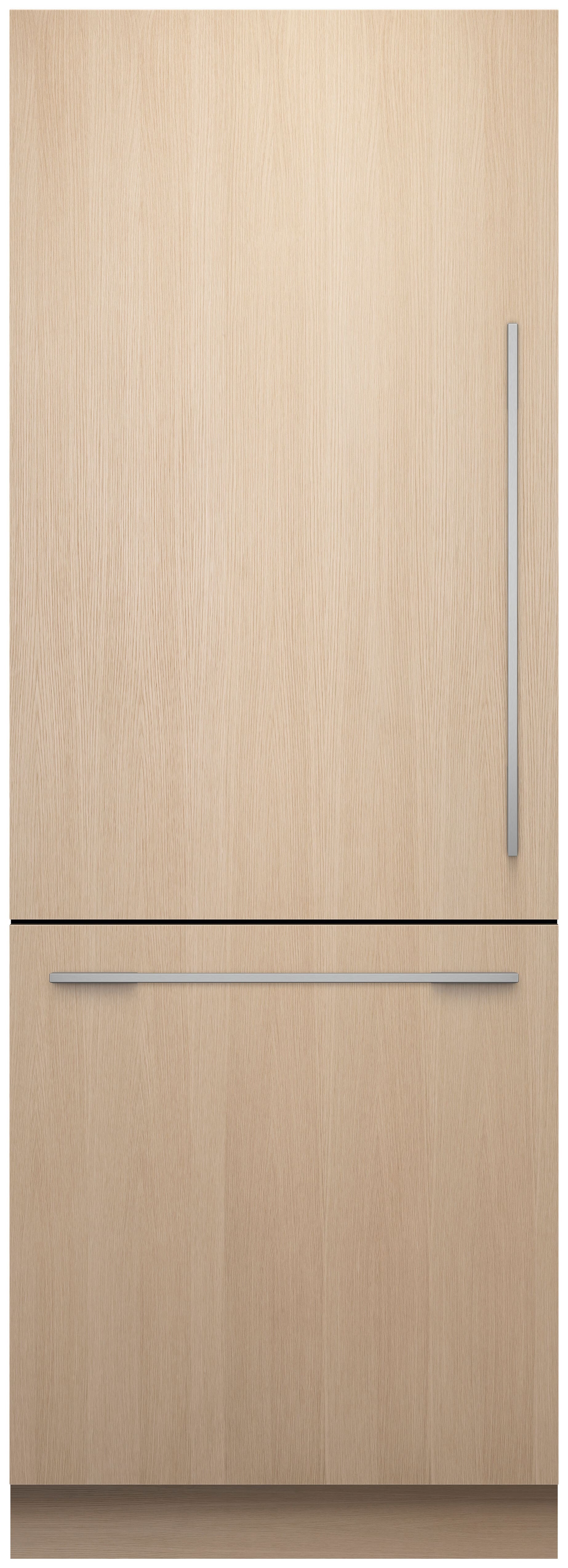 Fisher & Paykel - 15.9 cu. Ft Column Bottom Mount Refrigerator Freezer Panel Ready Ice and Water LH - Custom Panel Ready - Front_Zoom