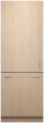 Fisher & Paykel - 15.9 cu. Ft Column Bottom Mount Refrigerator Freezer Panel Ready Ice and Water LH - Custom Panel Ready - Front_Zoom