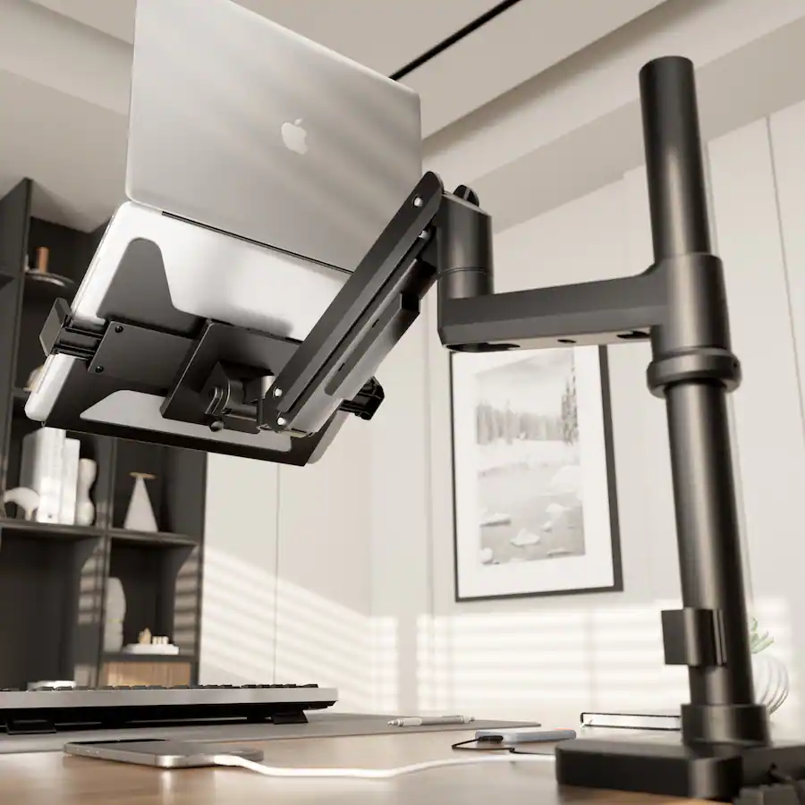 Mount It! Laptop Desk Mount with Pole for 11–17 Inch Laptops ...