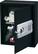 Alt View Standard 1. Stack-On - Personal Drawer/Wall Safe with Electronic Lock - Black.