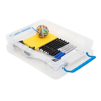 Alt View 4. Advantus - Super Stacker Document Box - Clear.