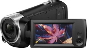 Sony - Handycam CX405 Flash Memory Camcorder - Black - Angle_Zoom