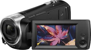 Sony - Handycam CX405 Flash Memory Camcorder - Black - Angle_Zoom