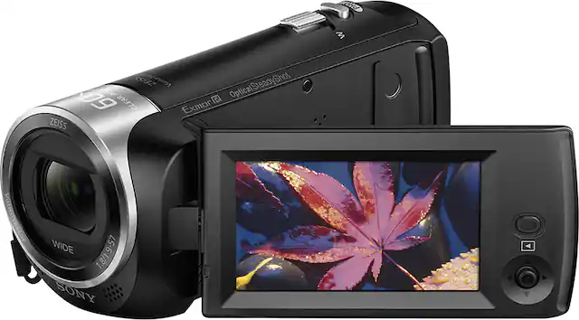 Angle. Sony - Handycam CX405 Flash Memory Camcorder - Black.