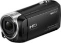 Alt View 2. Sony - Handycam CX405 Flash Memory Camcorder - Black.