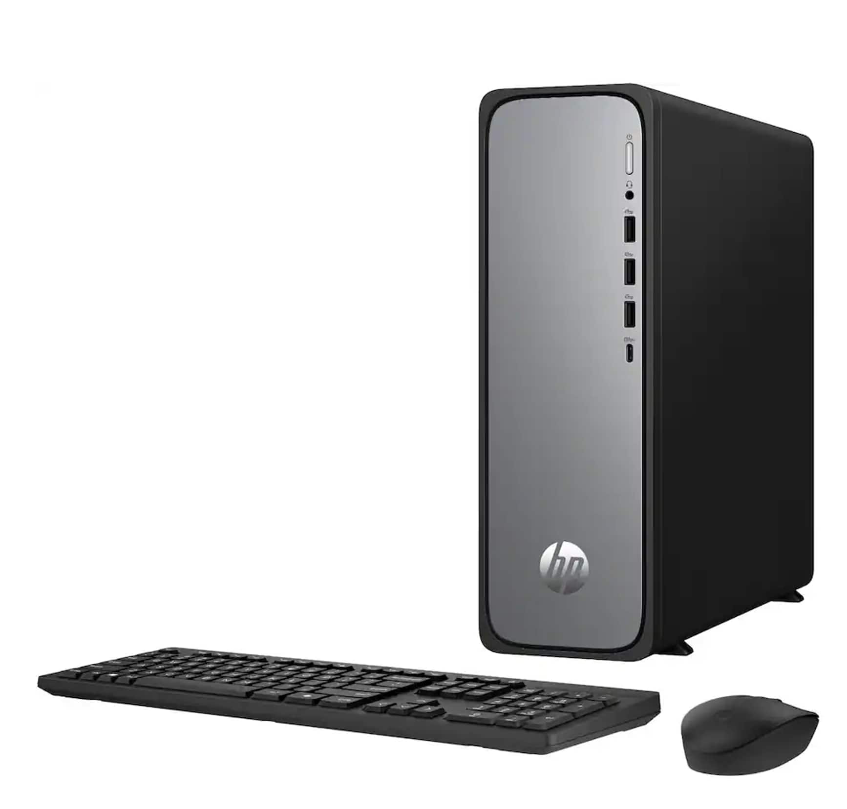 HP Upgraded OmniDesk Slim Desktop (i3 13100, 16GB, 512GB SSD