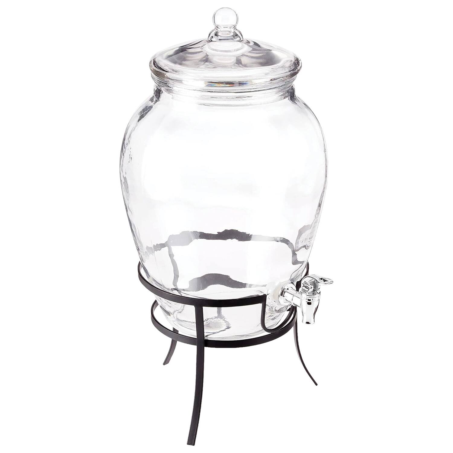 Angle. Style Setter - Fortuna Beverage Dispenser 2 Gal - Clear.