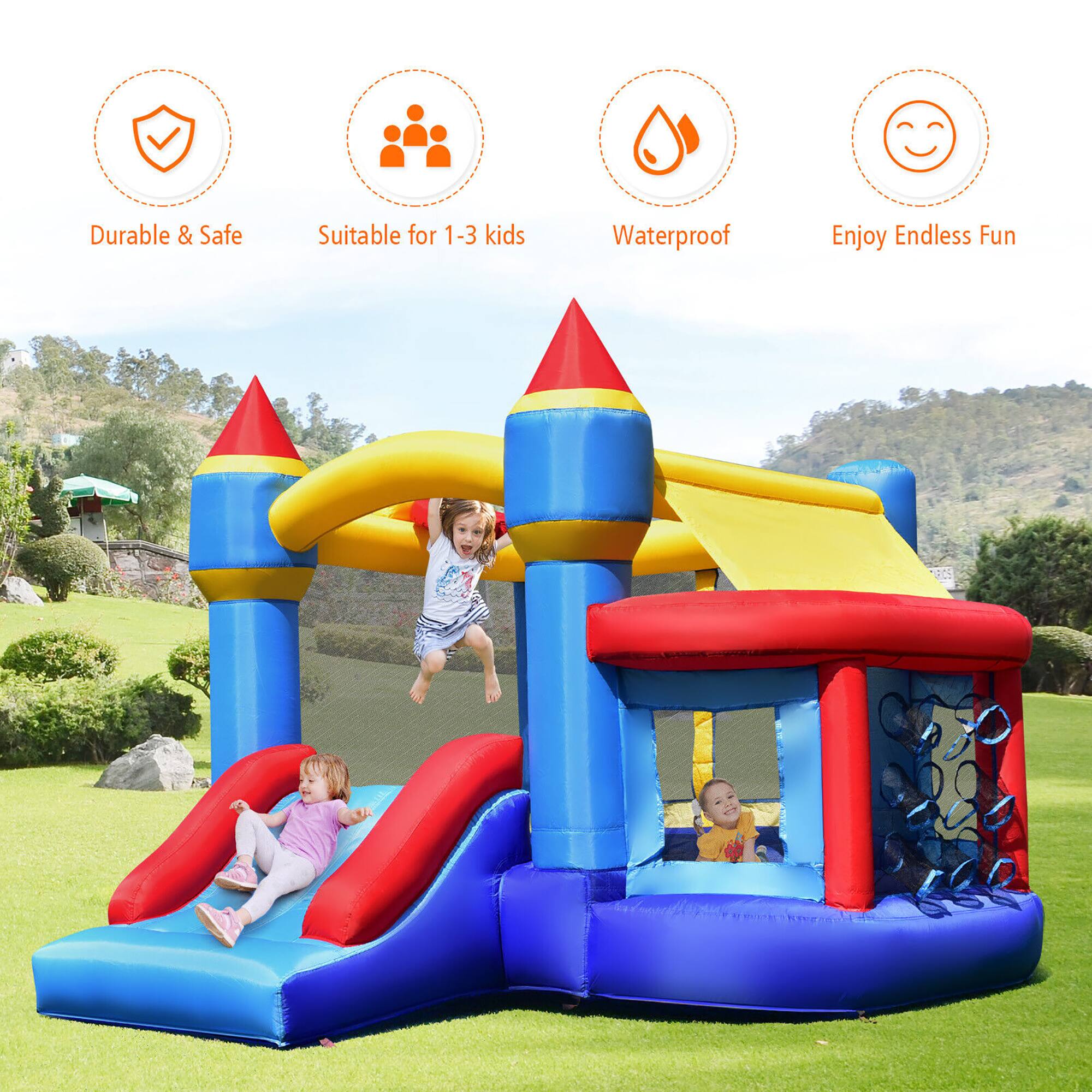- Durable & Safe
- Suitable for 1-3 kids
- Waterproof
- Enjoy Endless Fun