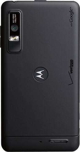 Back Standard. Motorola - DROID 3 Mobile Phone - Black (Verizon Wireless).