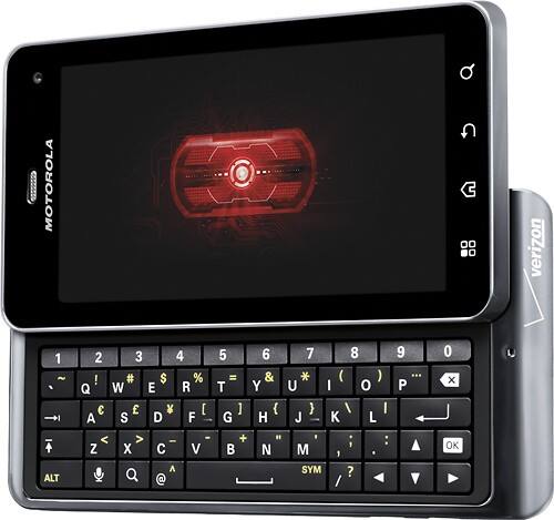 Left Standard. Motorola - DROID 3 Mobile Phone - Black (Verizon Wireless).