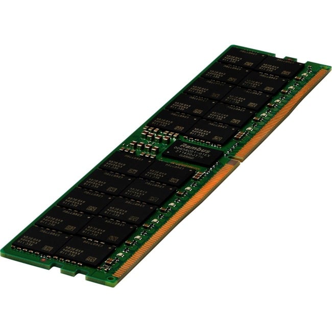 HP - HPE 64GB DDR5 SDRAM Memory Module - For Server, Rack Server, Blade Server - 64 GB (1 x 64GB) - DDR5-4800/PC5-38400 DDR5 - Black