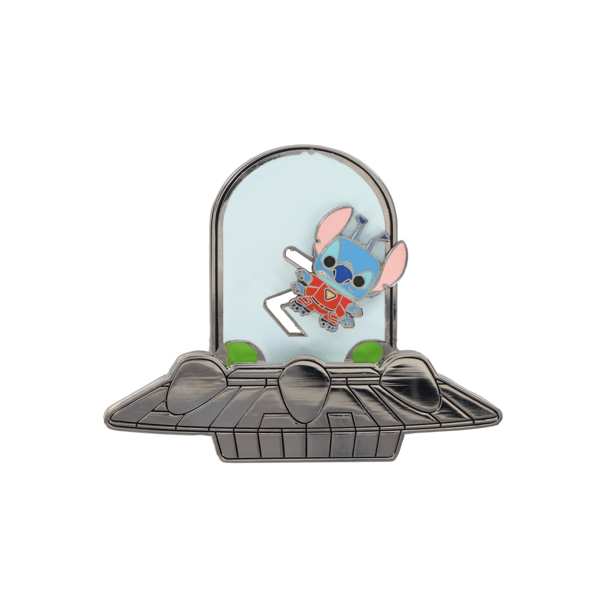 Alt View 5. Disney - Disney Stitch Experiment 626 Capsule Sliding Enamel Pin - Black.