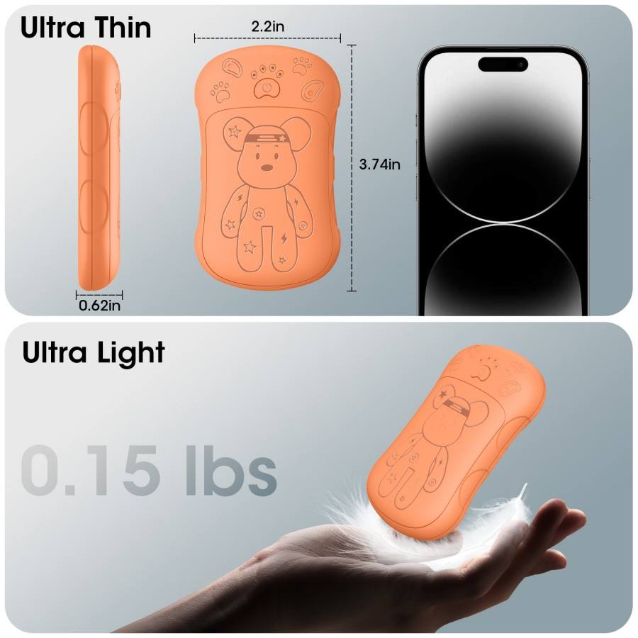 Ultra Thin
2.2in
3.74in
0.62in
Ultra Light
0.15 lbs