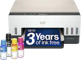 HP - Smart Tank 6003 Wireless All-in-One AI-Enabled Cartridge-Free Supertank Inkjet Printer with 3 Years of Ink Included¹ - White