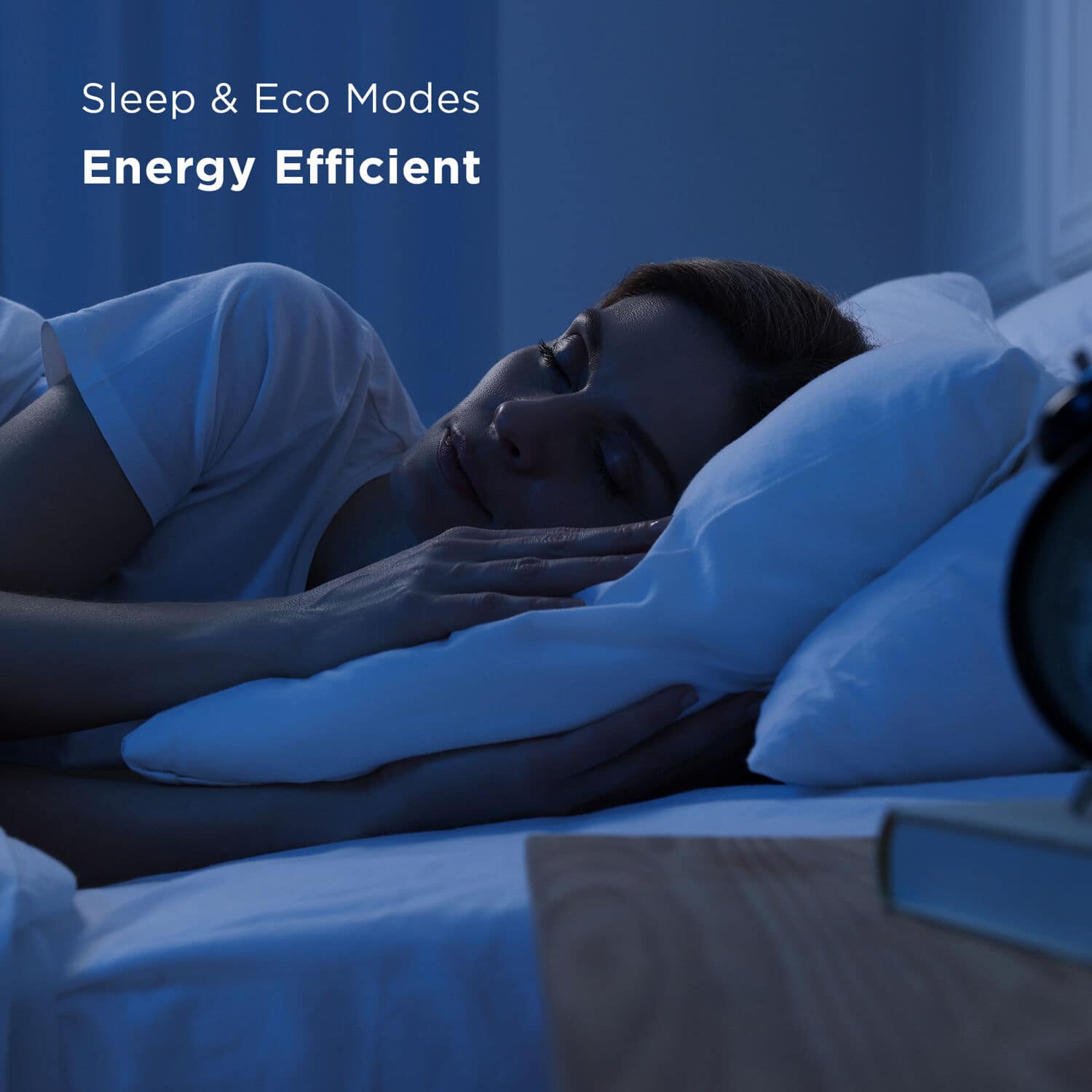 Sleep & Eco Modes Energy Efficient