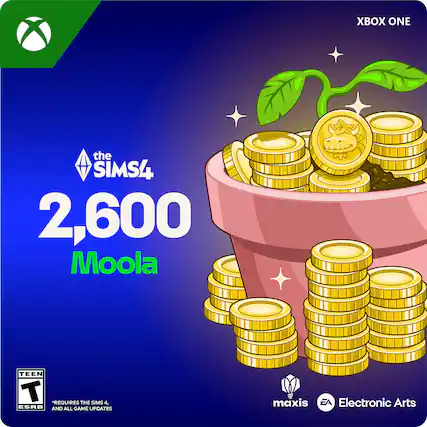 XBOX ONE
the SIMS 4
2,600 Moola
TEEN
*REQUIRES THE SIMS 4, ESRB AND ALL GAME UPDATES
maxis EA Electronic Arts