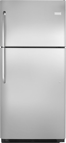 Frigidaire 20.6 Cu. Ft. Top-Freezer Refrigerator Stainless-Steel/Black ...