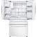 Alt View 2. Samsung - 28.15 Cu. Ft. 4-Door French Door Refrigerator with Counter-Height FlexZone Drawer - White.