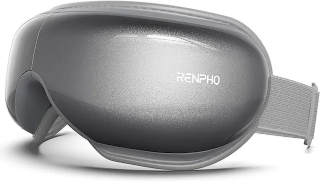 Front. Renpho - RENPHO Eyeris 1 Eye Massager: Heat, Bluetooth Music, Customizable. Ideal for Salon, Spa, Travel, Work - Gray.