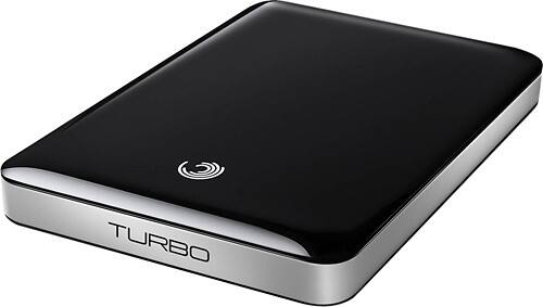 Angle Standard. Seagate - GoFlex Turbo 750GB External USB 3.0 Hard Drive.
