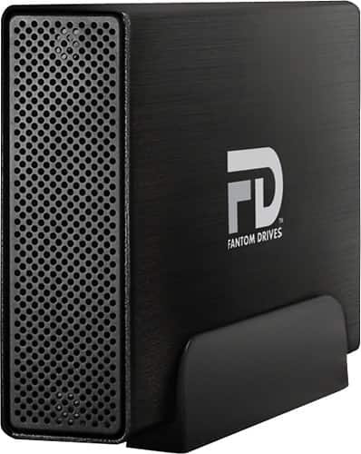 Angle Standard. Fantom Drives - GForce3 1TB External USB 3.0/2.0 Portable Hard Drive - Black.