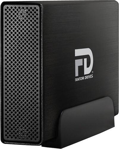 Angle Standard. Fantom Drives - G-Force3 USB 3.0 External 2TB Hard Drive 32MB Cache w/ 3 Year Warranty - Black.