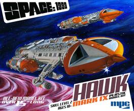 PopMarket - Space: 1999 Hawk Mk IV MPC Model Kit - COLLECTIBLES - Multicolor