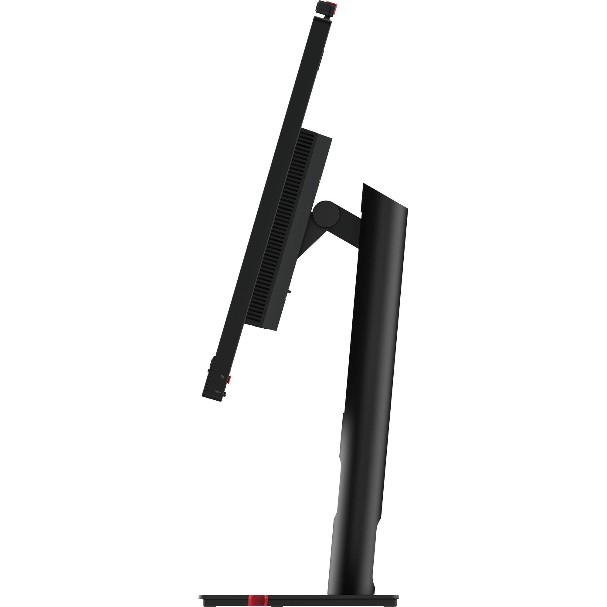 Alt View 1. Lenovo - Lenovo ThinkVision T27hv-30 27" Class Webcam WQHD LED Monitor - 16:9 - Raven Black - 27" Viewable - In-plane Switching - Raven Black.