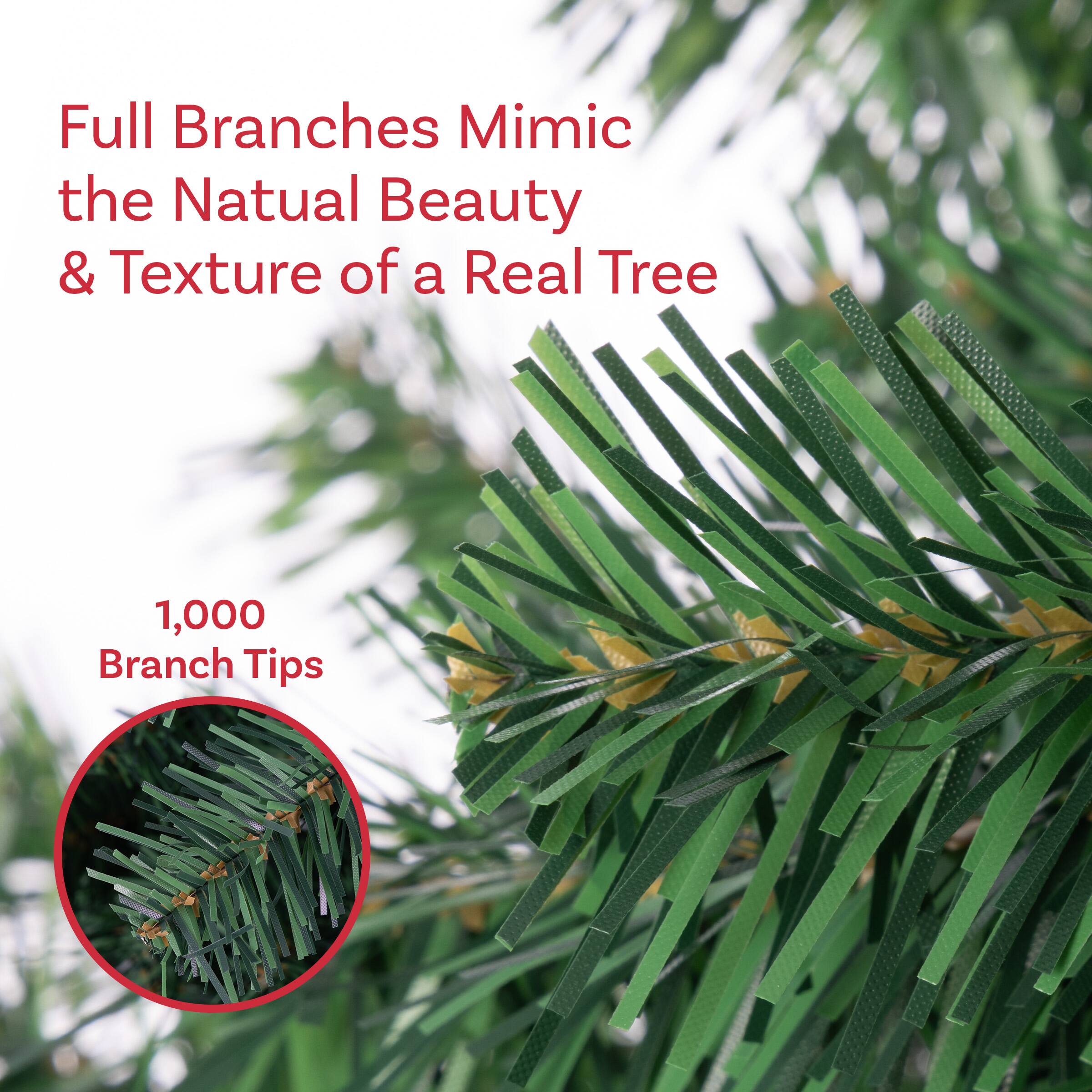 Full Branches Mimic the Natural Beauty & Texture of a Real Tree

1,000 Branch Tips