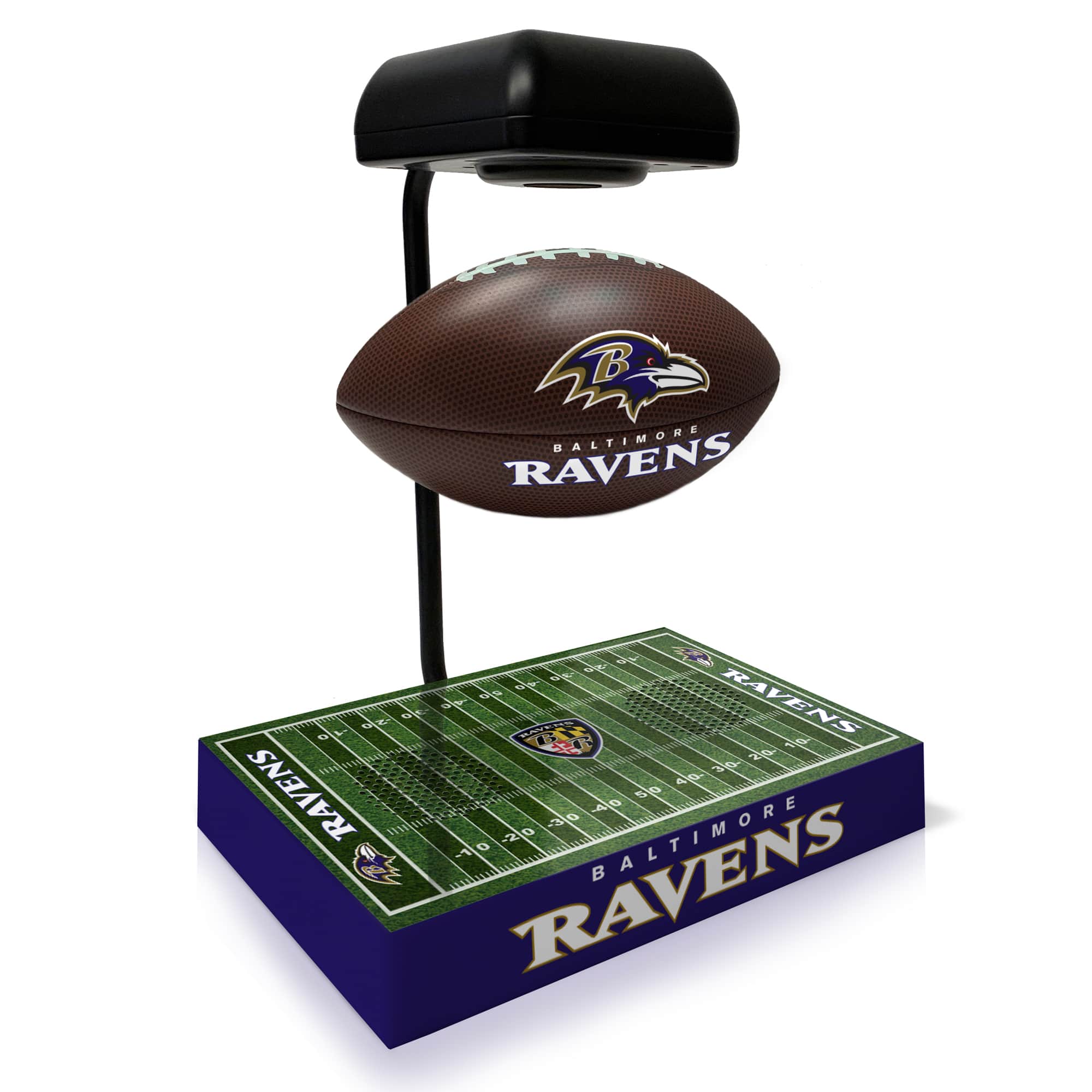 Pegasus - Baltimore Ravens Hover Football With Bluetooth Speaker - Multicolor