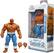 The image features a box of a Fantastic Four action figure set, which includes a Mr. Fantastic figure and a Thing figure. The box is labeled with a warning that the toy contains small parts and is not suitable for children under 3 years old. The set is part of the Marvel Legends series, which is designed for children 4 and up.