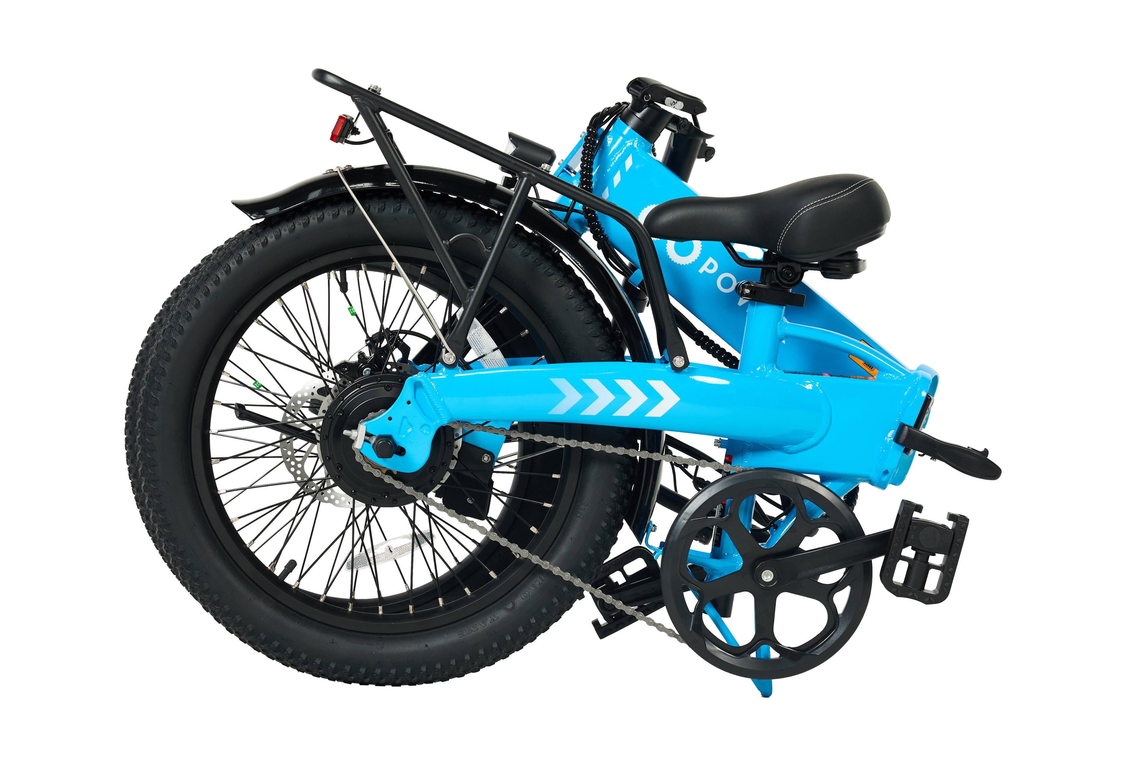GoPowerBike GoVolt Folding Electric Bike,Blue