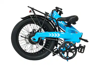 GoPowerBike GoVolt Folding Electric Bike,Blue GoPowerBike GoVolt Folding Electric Bike,Blue