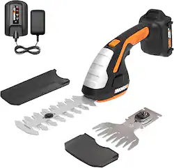 WORX - 20V Power Share Cordless 8" 2-in-1 Hedge Trimmer - Black - Front_Zoom