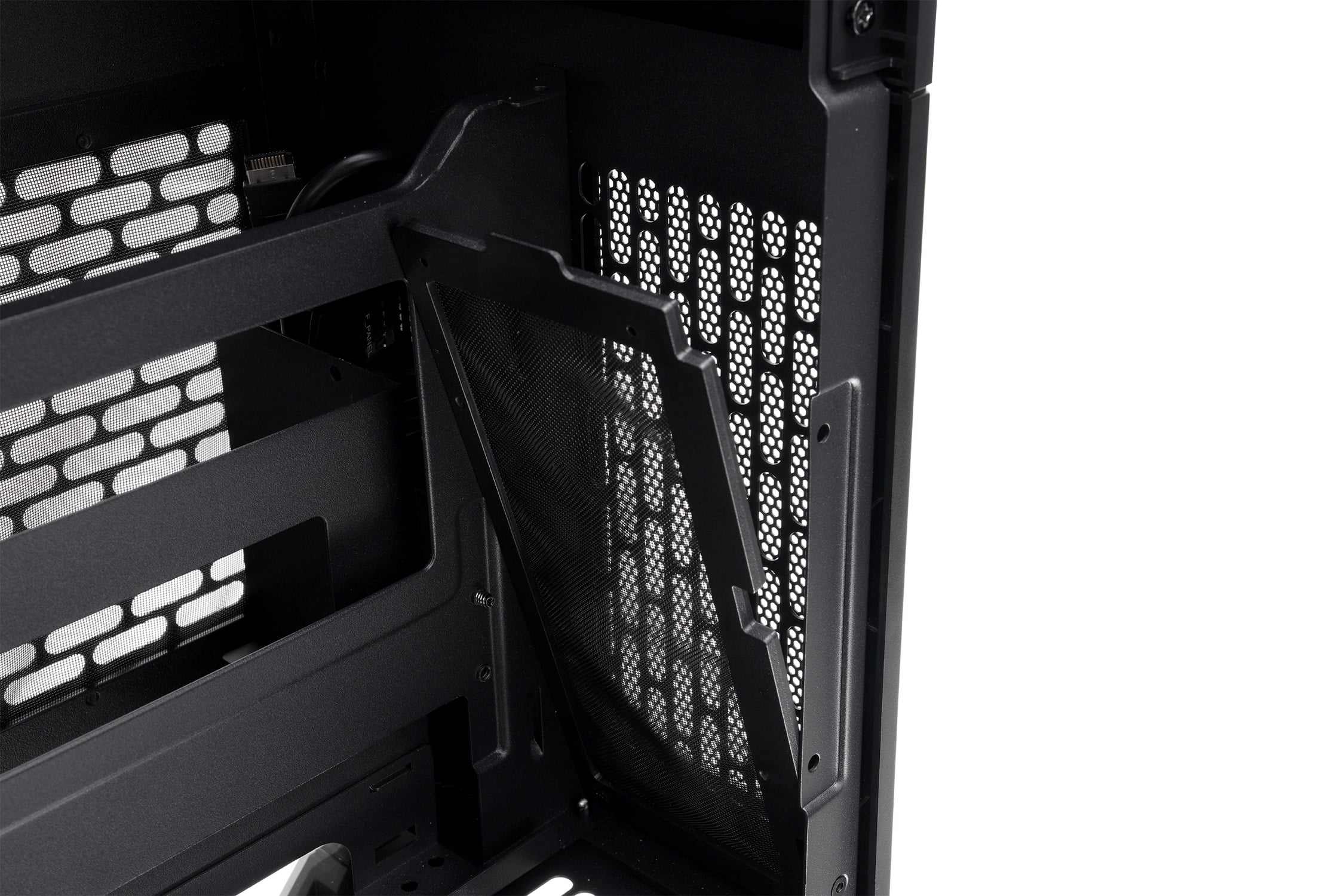 Alt View 11. Thermaltake - TR100 SFF mITX Mini Tower PC Case with PCIe 4.0 Riser Cable Included - Black.