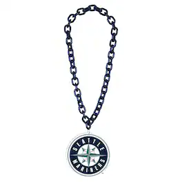 WinCraft - Seattle Mariners Big Chain Logo Necklace - Multicolor