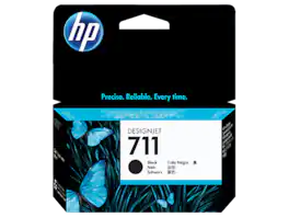 HP - 711 38-ml Black DesignJet Ink Cartridge, CZ129A