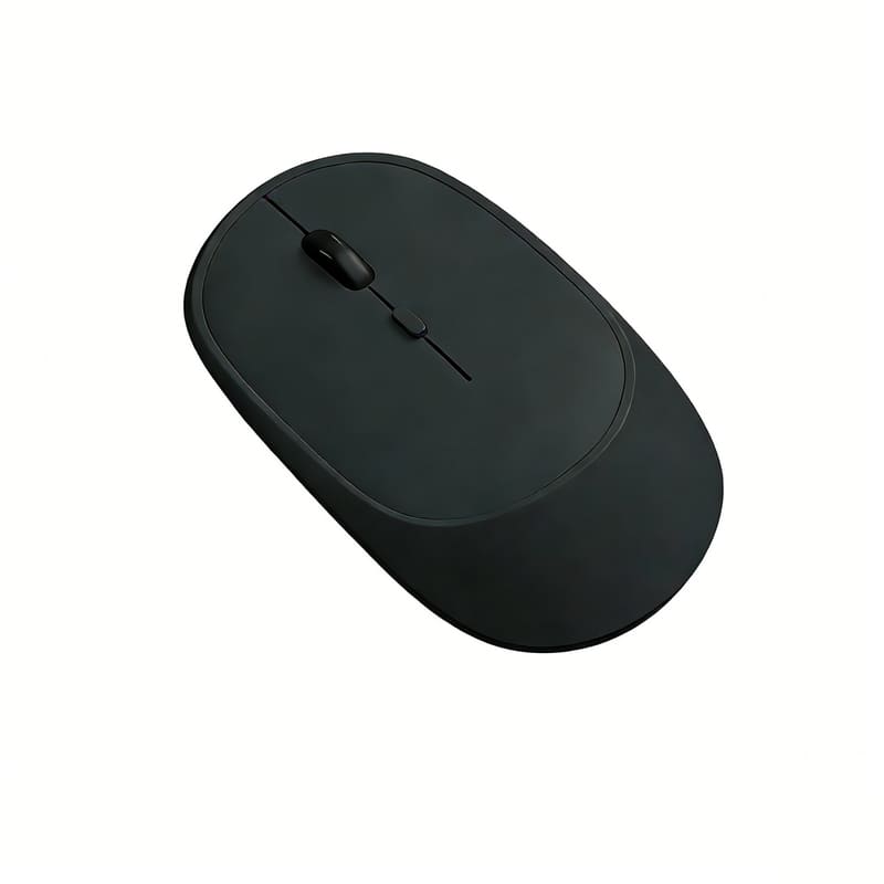 SKRAN - Minimalist Wireless Mouse - Ergonomic, Quiet, Easy-to-Use for Office/Study, Ideal for Students & Professionals - Wireless - Black