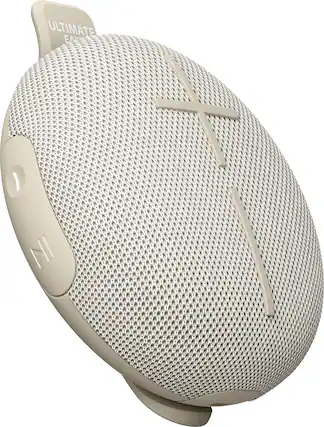 Front. Ultimate Ears - MINIROLL Ultra-Portable Waterproof Bluetooth Speaker with 131 ft Range - Sand Beige.