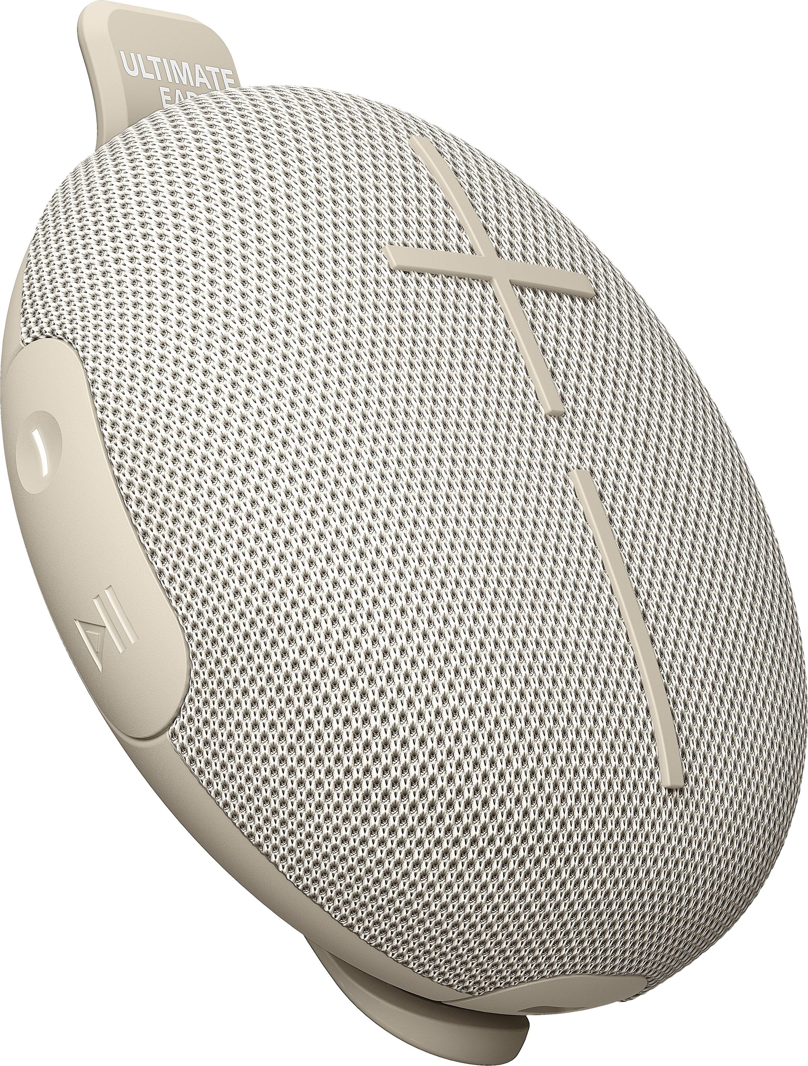 Front. Ultimate Ears - MINIROLL Ultra-Portable Waterproof Bluetooth Speaker with 131 ft Range - Sand Beige.